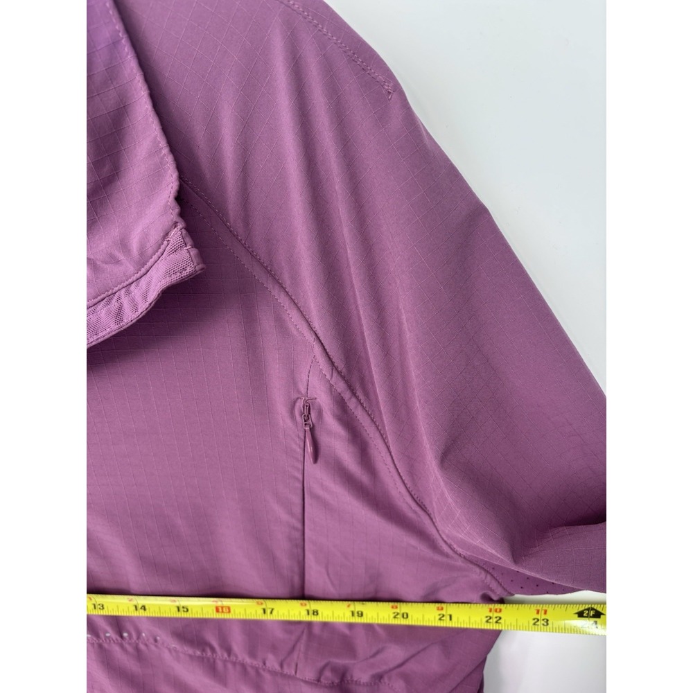 Lululemon Stretch Ripstop Running Half Zip Jacket Women Size M Vintage Plum 0296 - Picture 5 of 7